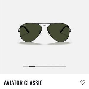 Ray Ban Aviators black